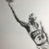 Gary Payton pencil artwork by Keegan Hall