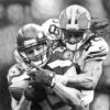 Jermaine Kearse pencil artwork by Keegan Hall