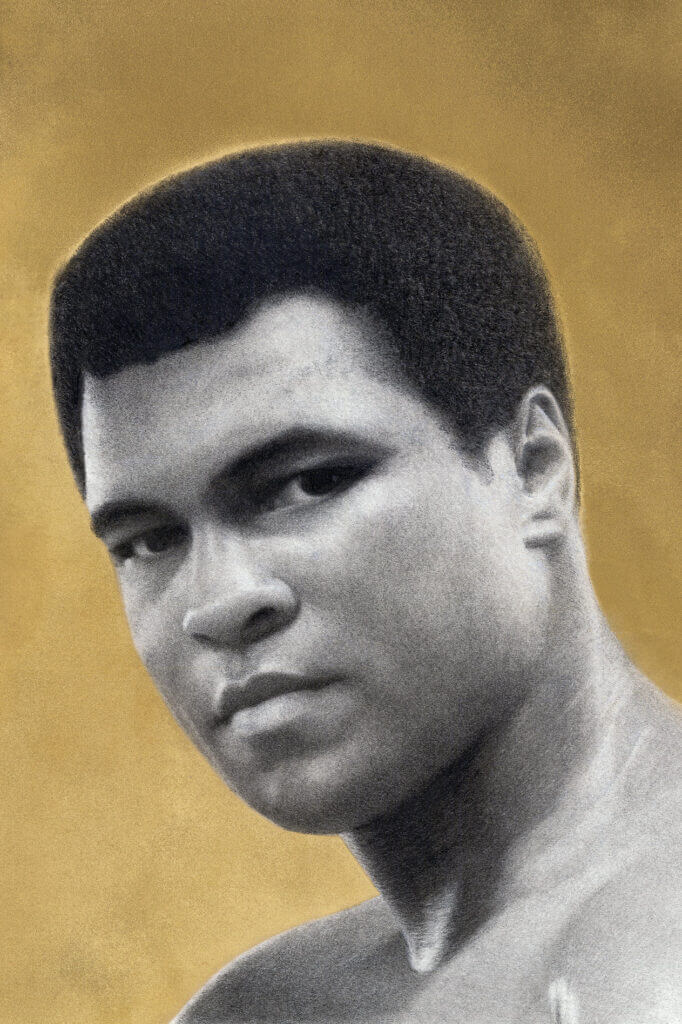 Muhammad Ali pencil artwork by Keegan Hall