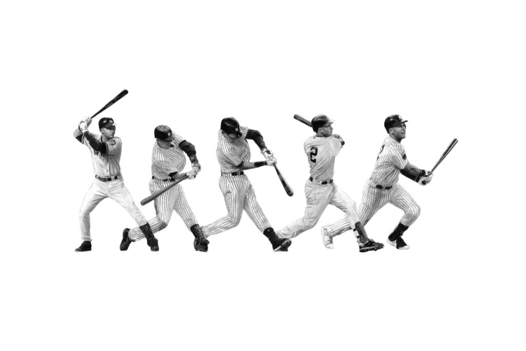 Derek Jeter pencil artwork by Keegan Hall