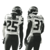 Kam Chancellor and Richard Sherman pencil artwork by Keegan Hall