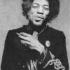 Jimi Hendrix pencil artwork by Keegan Hall