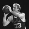 Larry Bird pencil artwork by Keegan Hall