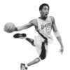 Kobe Bryant “Black Mamba” pencil artwork by Keegan Hall