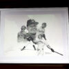 Julio Rodríguez pencil artwork by Keegan Hall