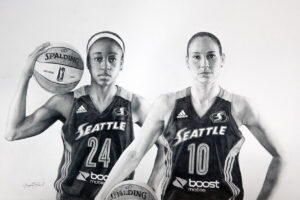 Sue Bird & Jewell Loyd